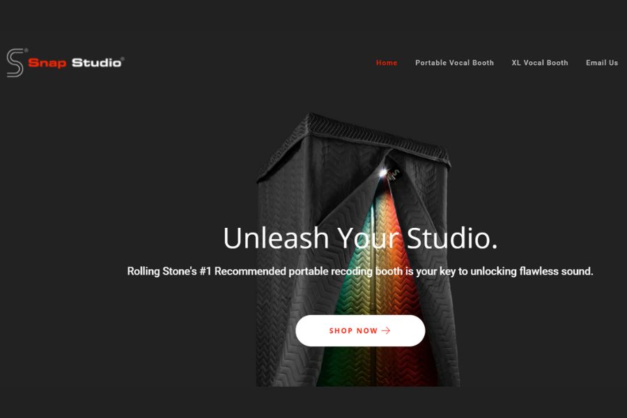Trang bán hàng: Snap Studio